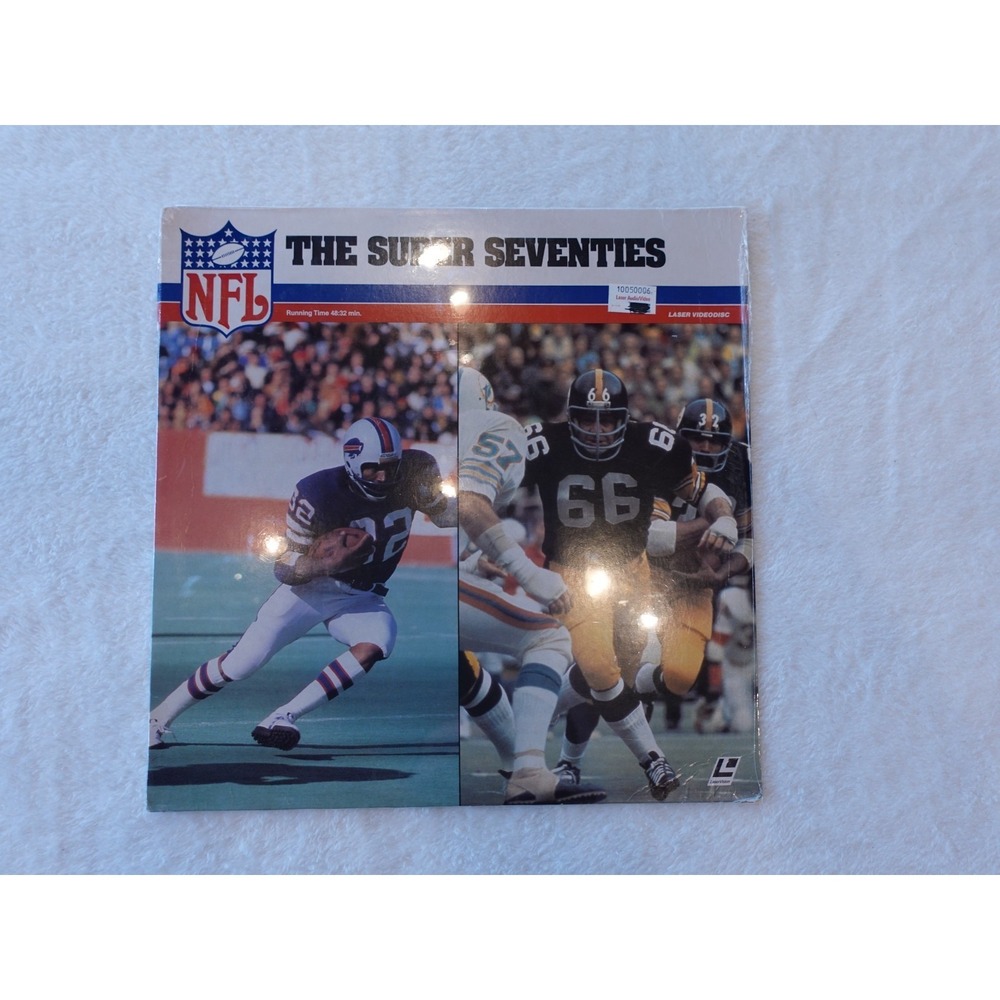 SEALED NFL Super Seventies Laserdisc‎ NEW Football Packers Steelers OOP NFLLV004
